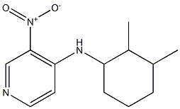 N-(2,3-dimethylcyclohexyl)-3-nitropyridin-4-amine 结构式