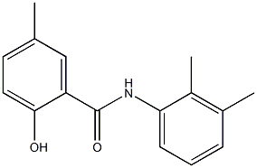 N-(2,3-dimethylphenyl)-2-hydroxy-5-methylbenzamide 结构式