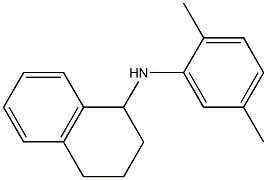 N-(2,5-dimethylphenyl)-1,2,3,4-tetrahydronaphthalen-1-amine 结构式