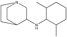 N-(2,6-dimethylcyclohexyl)-1-azabicyclo[2.2.2]octan-3-amine 结构式