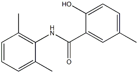 N-(2,6-dimethylphenyl)-2-hydroxy-5-methylbenzamide 结构式