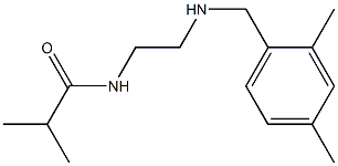 N-(2-{[(2,4-dimethylphenyl)methyl]amino}ethyl)-2-methylpropanamide 结构式
