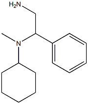 N-(2-amino-1-phenylethyl)-N-methylcyclohexanamine 结构式