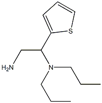 N-(2-amino-1-thien-2-ylethyl)-N,N-dipropylamine 结构式