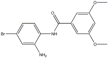 N-(2-amino-4-bromophenyl)-3,5-dimethoxybenzamide 结构式
