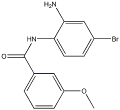 N-(2-amino-4-bromophenyl)-3-methoxybenzamide 结构式