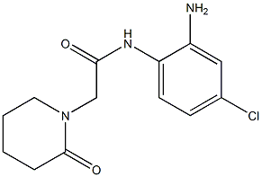 N-(2-amino-4-chlorophenyl)-2-(2-oxopiperidin-1-yl)acetamide 结构式