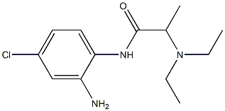 N-(2-amino-4-chlorophenyl)-2-(diethylamino)propanamide 结构式