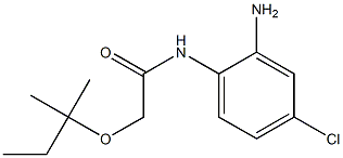 N-(2-amino-4-chlorophenyl)-2-[(2-methylbutan-2-yl)oxy]acetamide 结构式