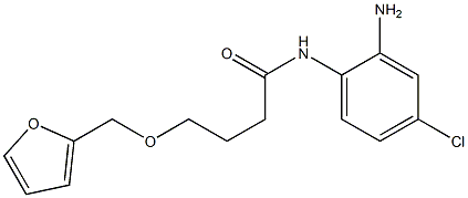N-(2-amino-4-chlorophenyl)-4-(furan-2-ylmethoxy)butanamide 结构式