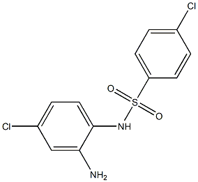 N-(2-amino-4-chlorophenyl)-4-chlorobenzene-1-sulfonamide 结构式