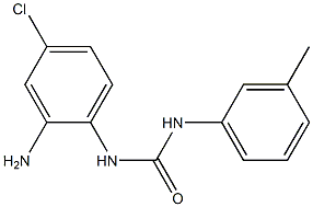 N-(2-amino-4-chlorophenyl)-N'-(3-methylphenyl)urea 结构式