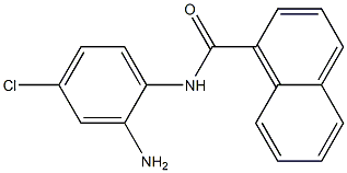 N-(2-amino-4-chlorophenyl)naphthalene-1-carboxamide 结构式