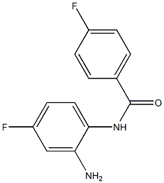 N-(2-amino-4-fluorophenyl)-4-fluorobenzamide 结构式