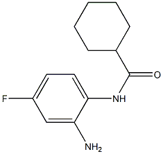 N-(2-amino-4-fluorophenyl)cyclohexanecarboxamide 结构式