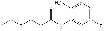 N-(2-amino-5-chlorophenyl)-3-(propan-2-yloxy)propanamide 结构式