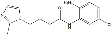 N-(2-amino-5-chlorophenyl)-4-(2-methyl-1H-imidazol-1-yl)butanamide 结构式