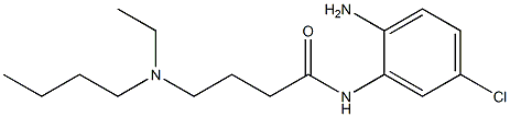 N-(2-amino-5-chlorophenyl)-4-[butyl(ethyl)amino]butanamide 结构式