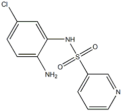 N-(2-amino-5-chlorophenyl)pyridine-3-sulfonamide 结构式