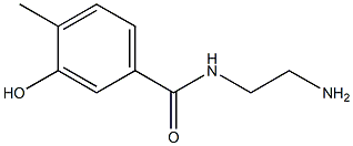 N-(2-aminoethyl)-3-hydroxy-4-methylbenzamide 结构式