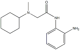 N-(2-aminophenyl)-2-[cyclohexyl(methyl)amino]acetamide 结构式