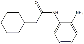 N-(2-aminophenyl)-2-cyclohexylacetamide 结构式