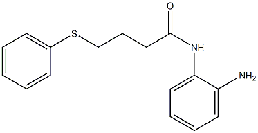 N-(2-aminophenyl)-4-(phenylsulfanyl)butanamide 结构式