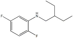N-(2-ethylbutyl)-2,5-difluoroaniline 结构式