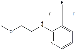 N-(2-methoxyethyl)-3-(trifluoromethyl)pyridin-2-amine 结构式