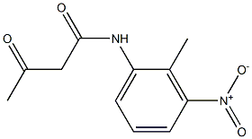 N-(2-methyl-3-nitrophenyl)-3-oxobutanamide 结构式