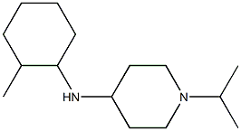 N-(2-methylcyclohexyl)-1-(propan-2-yl)piperidin-4-amine 结构式