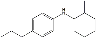 N-(2-methylcyclohexyl)-4-propylaniline 结构式