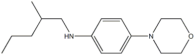 N-(2-methylpentyl)-4-(morpholin-4-yl)aniline 结构式