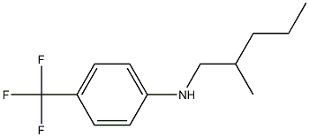 N-(2-methylpentyl)-4-(trifluoromethyl)aniline 结构式