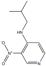 N-(2-methylpropyl)-3-nitropyridin-4-amine 结构式