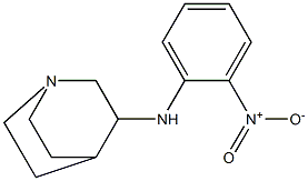 N-(2-nitrophenyl)-1-azabicyclo[2.2.2]octan-3-amine 结构式