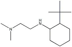 N'-(2-tert-butylcyclohexyl)-N,N-dimethylethane-1,2-diamine 结构式