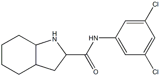 N-(3,5-dichlorophenyl)-octahydro-1H-indole-2-carboxamide 结构式