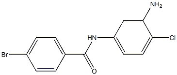 N-(3-amino-4-chlorophenyl)-4-bromobenzamide 结构式