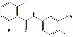 N-(3-amino-4-fluorophenyl)-2,6-difluorobenzamide 结构式