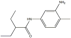 N-(3-amino-4-methylphenyl)-2-ethylbutanamide 结构式
