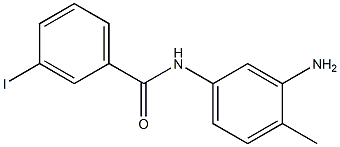 N-(3-amino-4-methylphenyl)-3-iodobenzamide 结构式