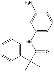 N-(3-aminophenyl)-2-methyl-2-phenylpropanamide 结构式