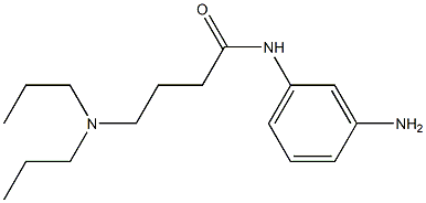 N-(3-aminophenyl)-4-(dipropylamino)butanamide 结构式