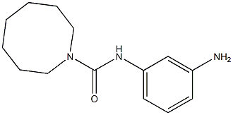 N-(3-aminophenyl)azocane-1-carboxamide 结构式