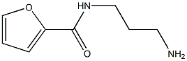 N-(3-aminopropyl)-2-furamide 结构式