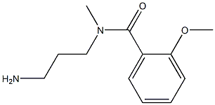 N-(3-aminopropyl)-2-methoxy-N-methylbenzamide 结构式