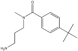 N-(3-aminopropyl)-4-tert-butyl-N-methylbenzamide 结构式