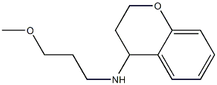 N-(3-methoxypropyl)-3,4-dihydro-2H-1-benzopyran-4-amine 结构式