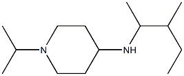 N-(3-methylpentan-2-yl)-1-(propan-2-yl)piperidin-4-amine 结构式